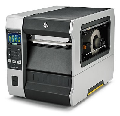 TT Printer ZT620; 6", 203 dpi, Euro and UK cord, Serial, USB, Gigabit Ethernet, Bluetooth 4.0, USB Host, Cutter, Color, ZPL
