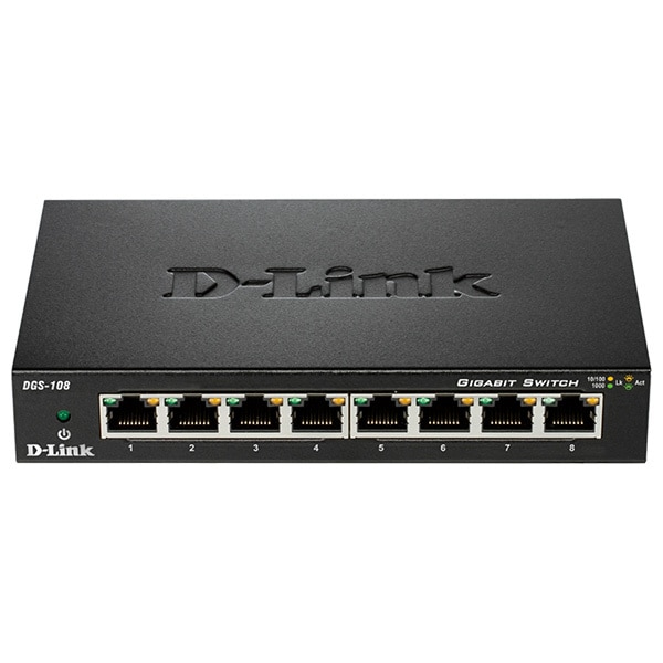 Switch 8*10/100 TX D-LINK DES-108/E