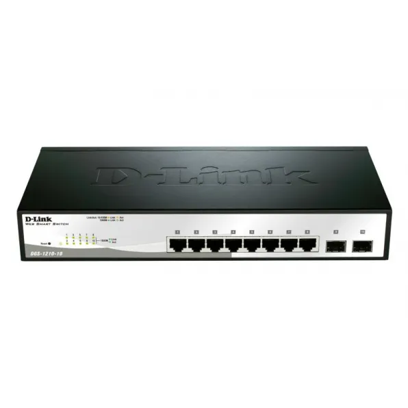 DGS-1210-10 GBIT SMART SWITCH/10-PORT LAYER2 MANAGED