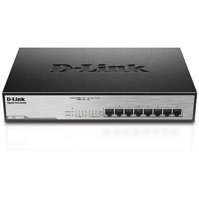 Switch POE+ 8*1000TX D-LINK DGS-1008MP