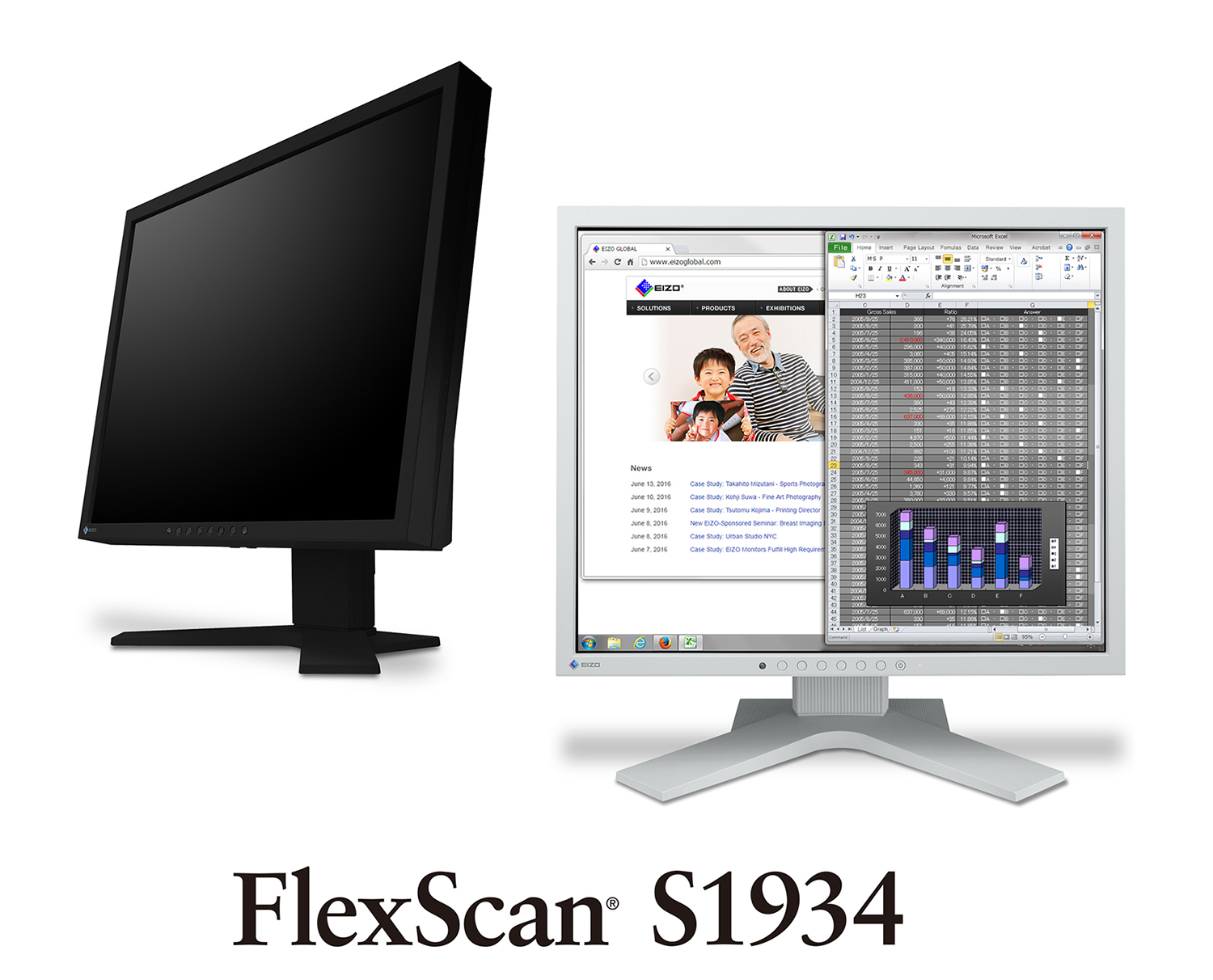 MON 19" TFT EIZO S1934H-BK