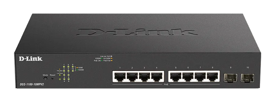 POE+ 10*1000TX D-LINK DGS-1100-10MPV2/E