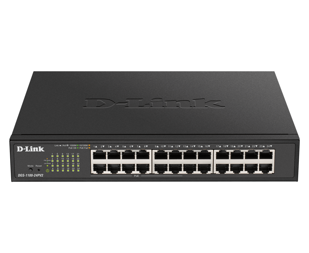 Switch 24 Ports 12PoE D-LINK DGS-1100-24PV2