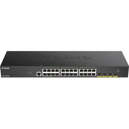 Switch SMART 24*G+4*10G SFP+ DGS-1250-28X