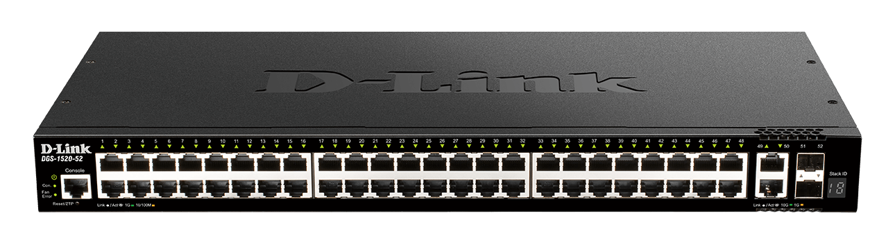 52-P SMART MANAGED SWITCH/GIGABIT STACKABLE 4X 10G