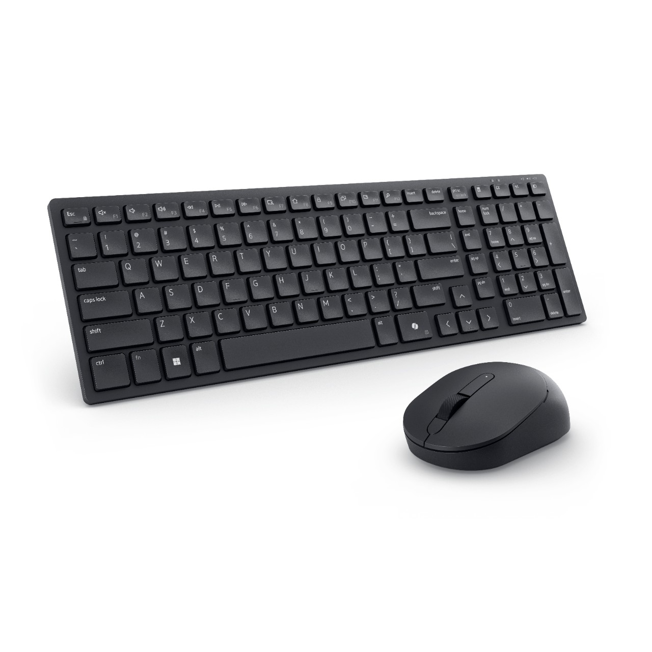 Dell Pro Compact Silent Keyboard and Mouse - KM555 - US International (QWERTY)
