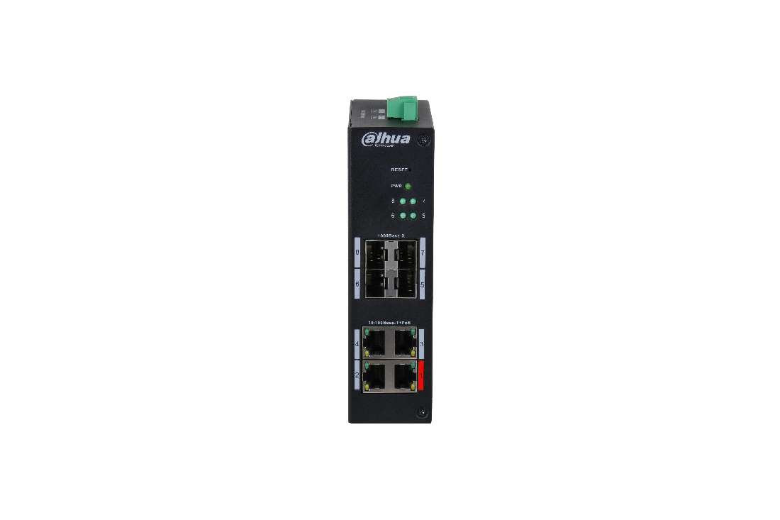 Switch 8 PORT HARDENED Dahua HS4408-4ET-96