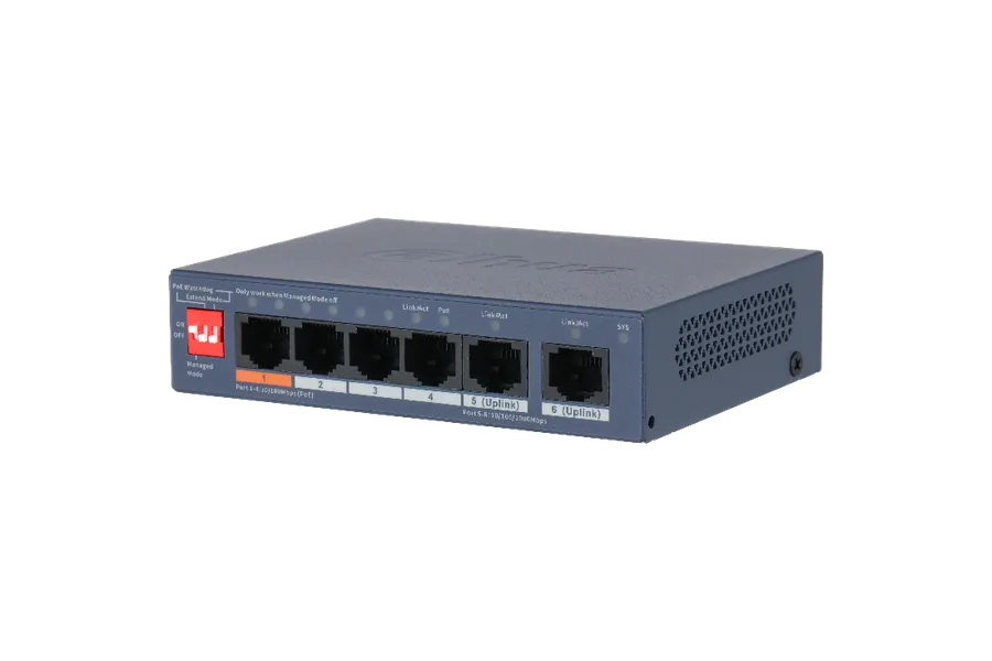Dahua Switch 6P POE 2 LAYER  CS4006-4ET2GT-60