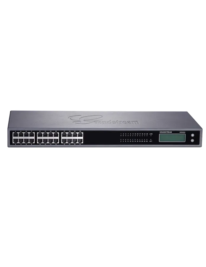 High-Density FXS VoIP Gateway, 24 FXS, 2