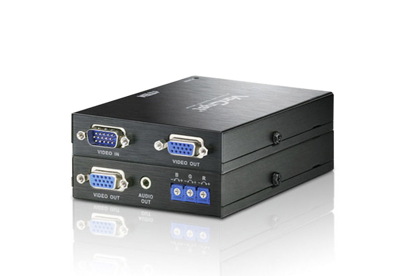 VGA/Audio Cat 5 Extender with Deskew