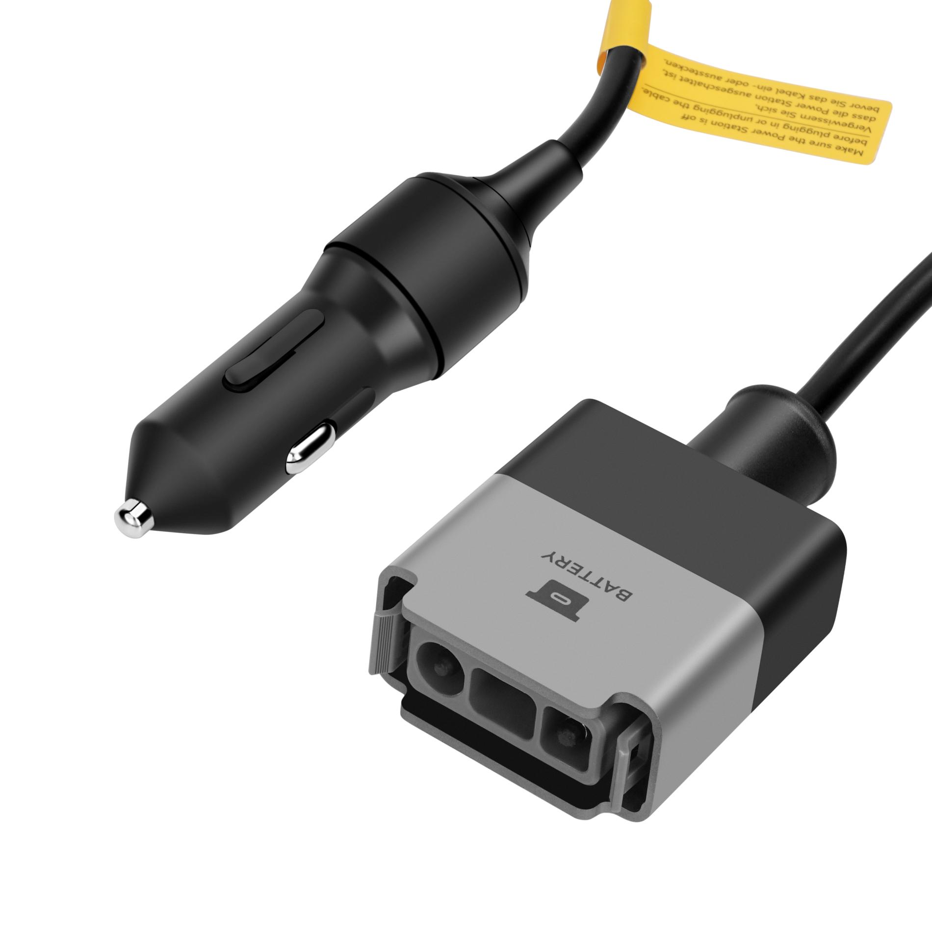 Cablu Conector EcoFlow cu Mufa Auto 12V pentru conectare Microinverter la Power Station EcoFlow