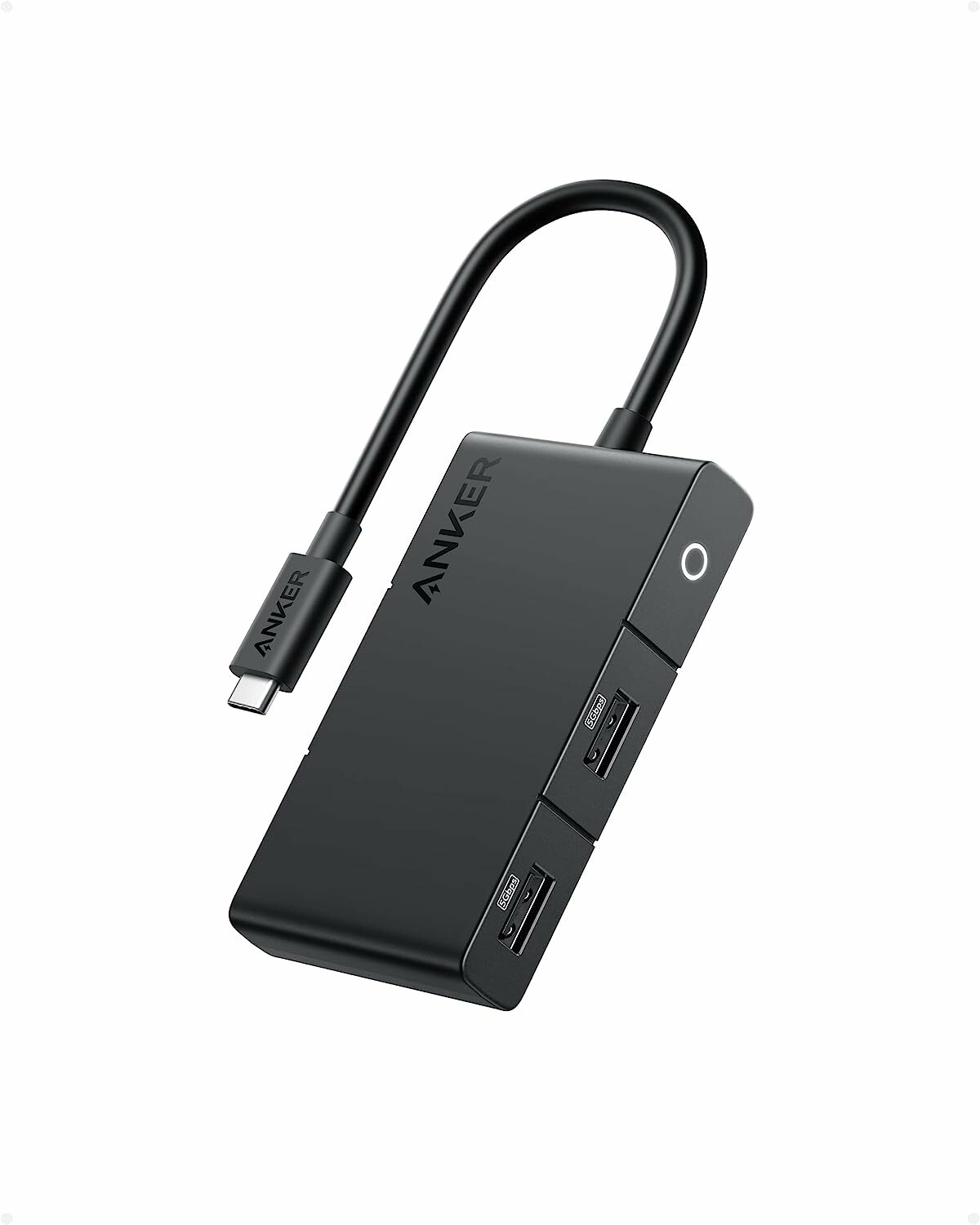 Hub Anker 332 USB-C 5-in-1, 4K HDMI, 5Gbps USB-C, 2xUSB-A, Power Delivery 100W, Negru