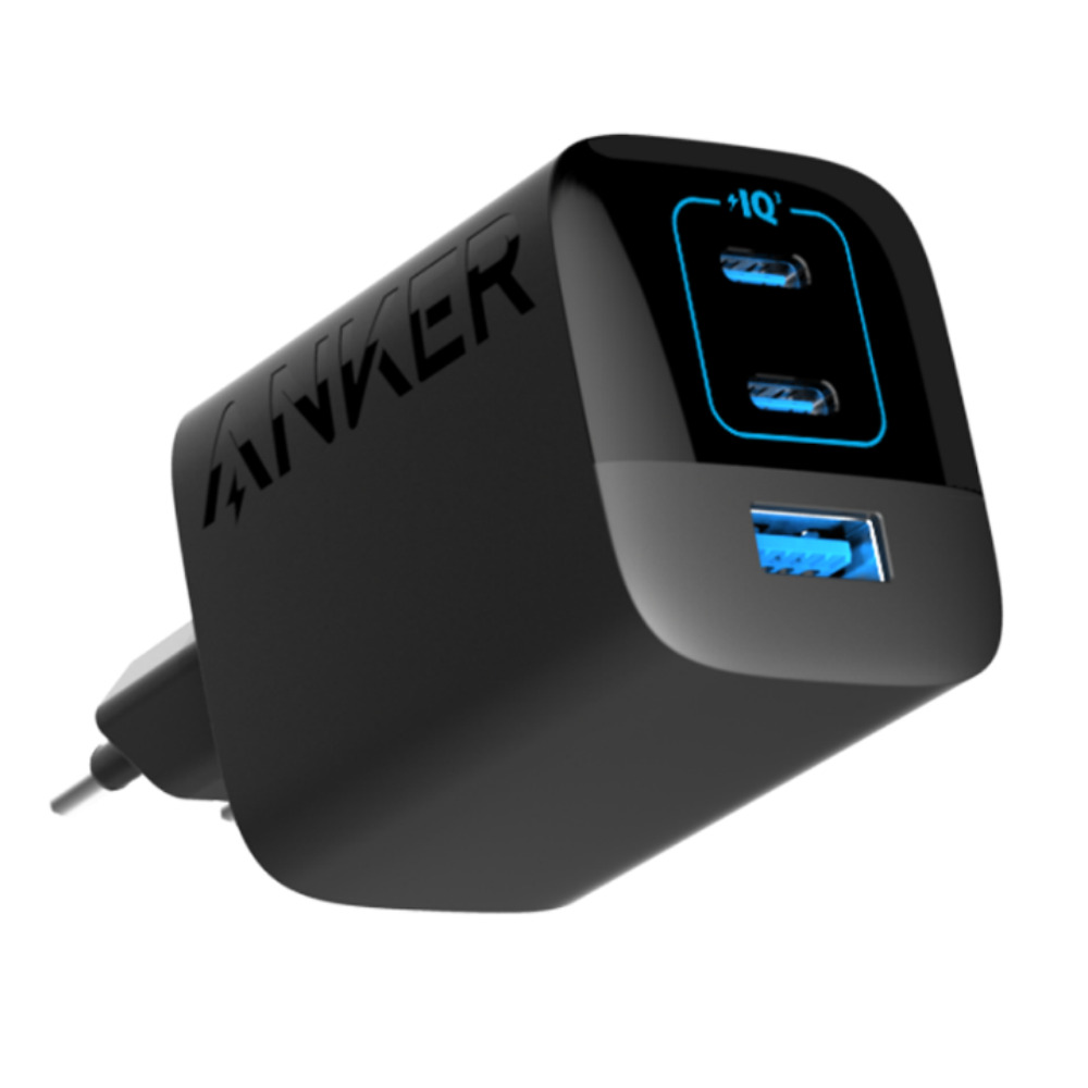Incarcator retea Anker 336, 67W, 2x USB-C, 1x USB-A, PowerIQ 3.0, Negru