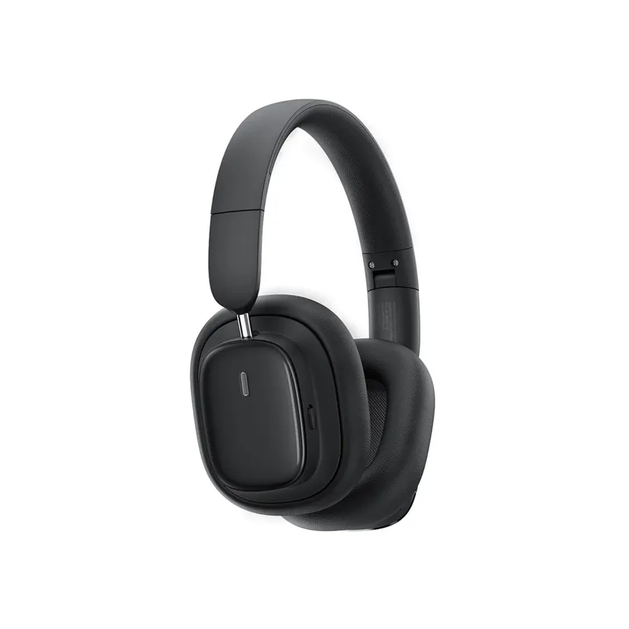 Casti Over the Ear Baseus Bowie H1i, Wireless, Bluetooth 5.3, ANC, 3D Spatial Audio, Autonomie 100 ore, Negru