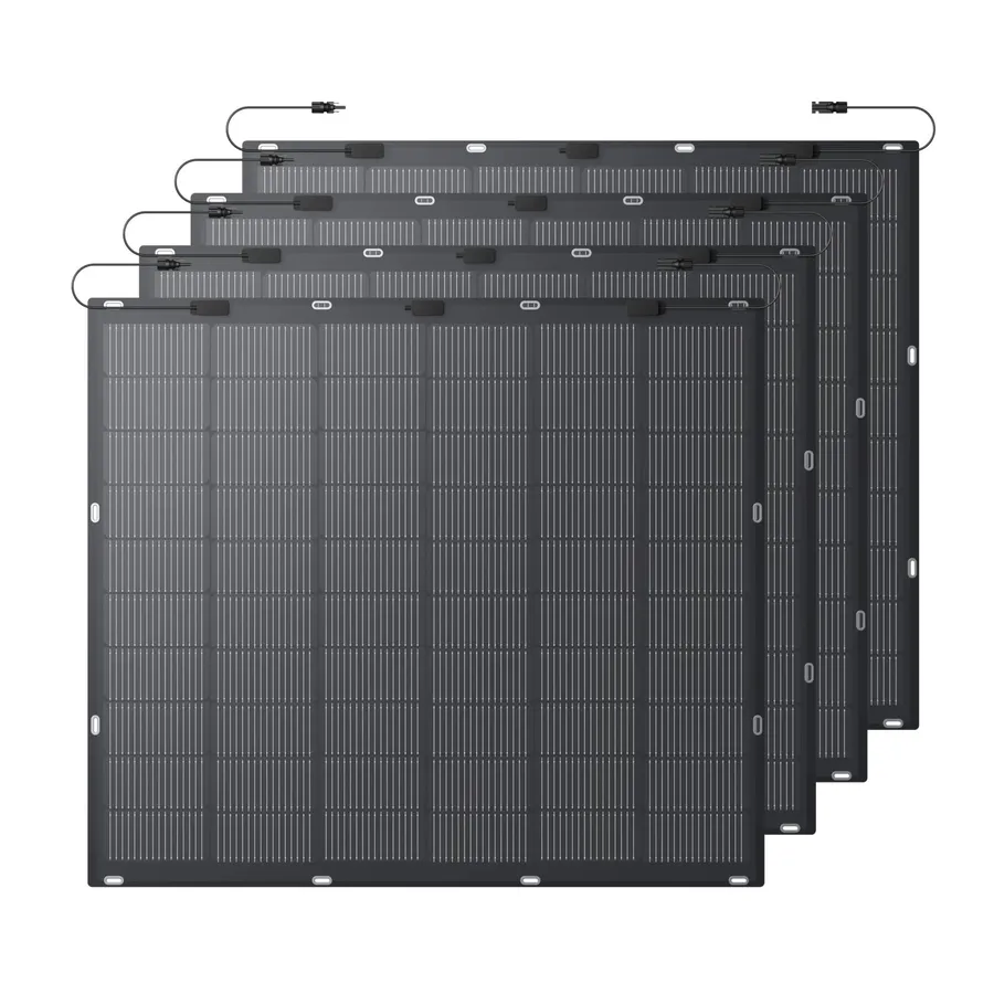 Panou solar flexibil Anker Solix FS20, 225W, IP67, Tehnologie TOPCon, set 4 buc