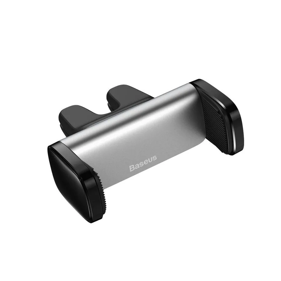 Suport auto Baseus Steel Cannon, prindere in, Grila de ventilatie, Rotire 360 grade, Argintiu