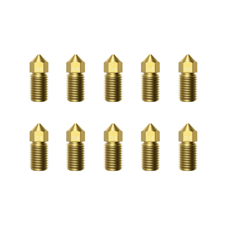 Set 10 Duze Extrudare pentru imprimanta 3D AnkerMake M5, Auriu, 0.4mm
