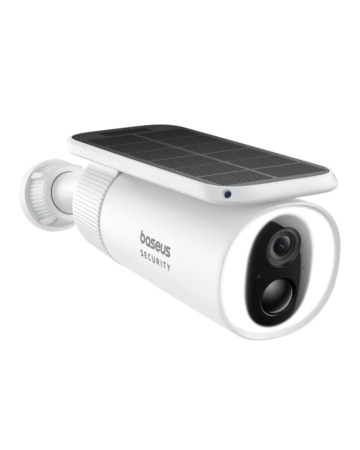 Camera supraveghere Outdoor Baseus Security S1, Wireless, 2K HD, IP67, Panou Solar integrat, Alb