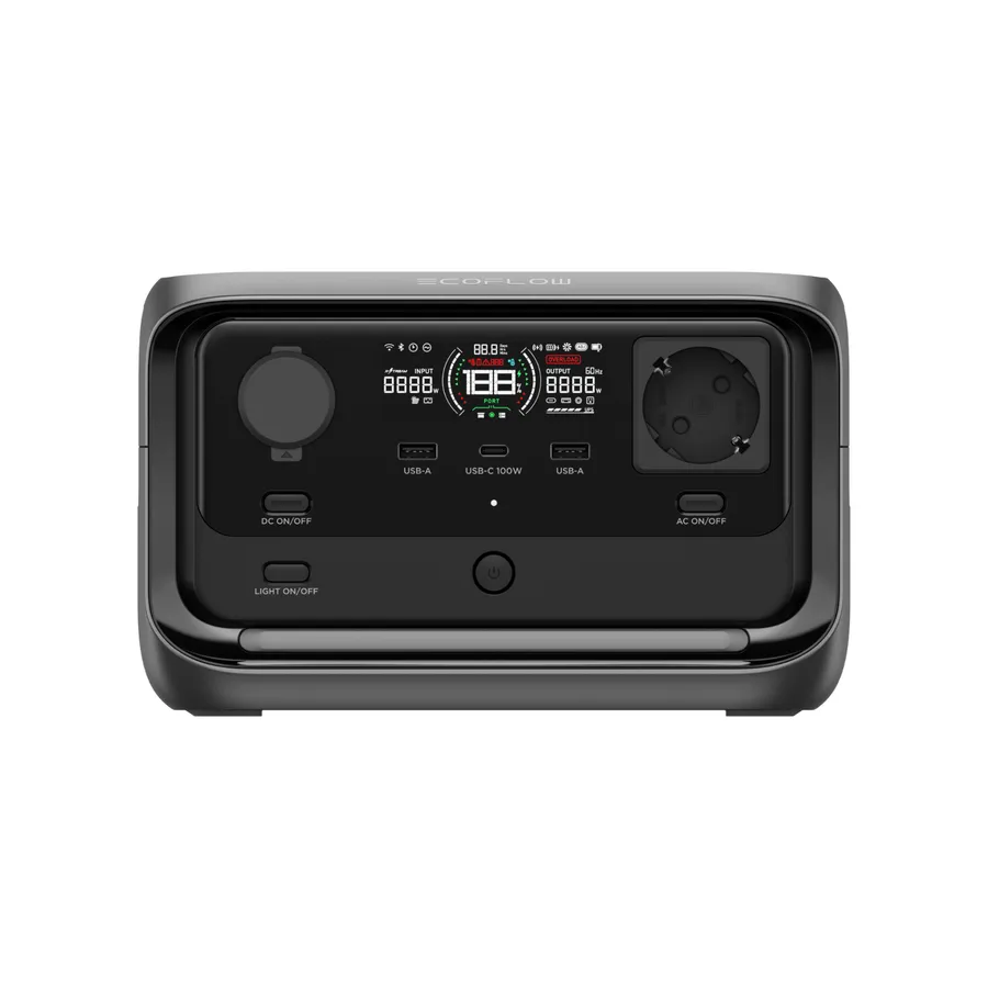 Power Station EcoFlow River 3 Plus, 286 Wh, 600W