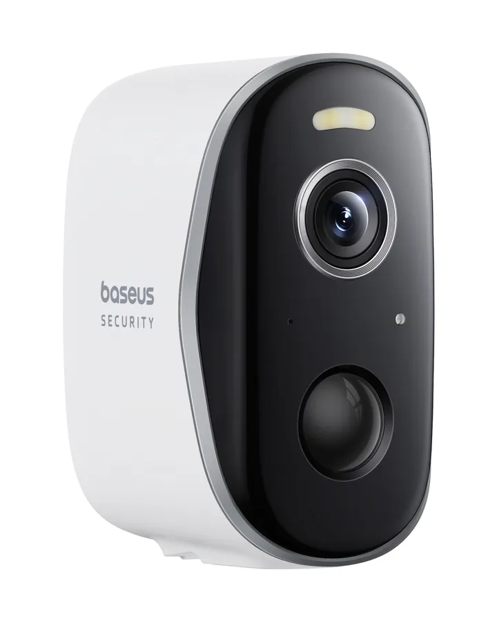Camera supraveghere video Baseus Security N1 Plus, 2K HD, IP67, Night Vision, Autonomie 270 zile, Alb