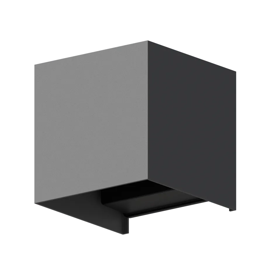 Lampa de perete de exterior LED Calex Bari Up & Down, lumina alba calda, 7W, IP54, Gri Antracit