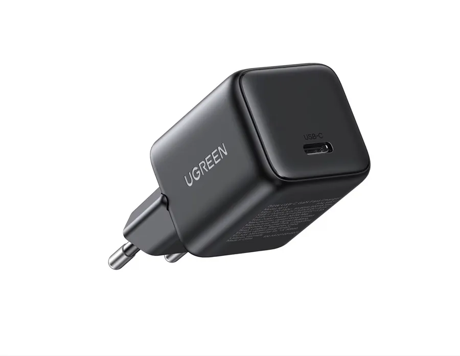 Incarcator de retea Ugreen 30W QC4 5V/3A USB-C GaN Fast Charging, Negru