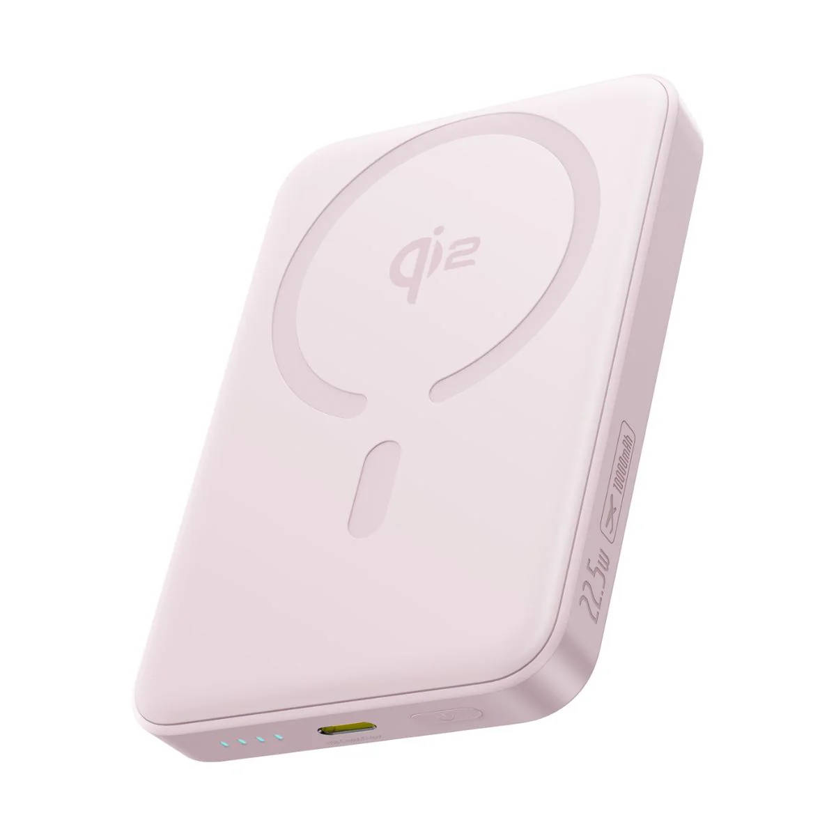 Acumulator extern Baseus EnerFill FM12 Qi2 Magnetic 10.000 mAh, 22.5W, Roz