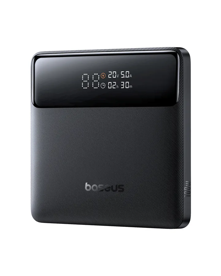 Acumulator extern Baseus H1 20.000 mAh, 100W, Fast Charge, Digital Display, 2x USB-C, 2x USB-A, Negru