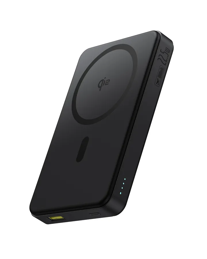 Acumulator extern Baseus Airpow Qi2 Magnetic 10.000 mAh, 22.5W, Negru
