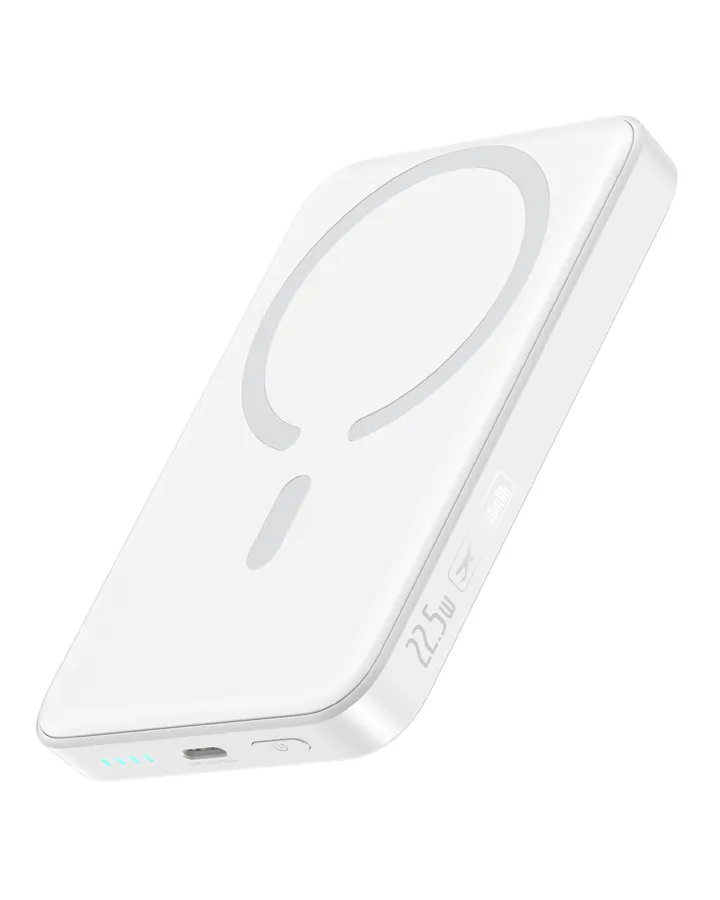 Acumulator extern Baseus EnerFill FM11 Ultra-Mini Magnetic 10.000 mAh, 22.5W, Alb