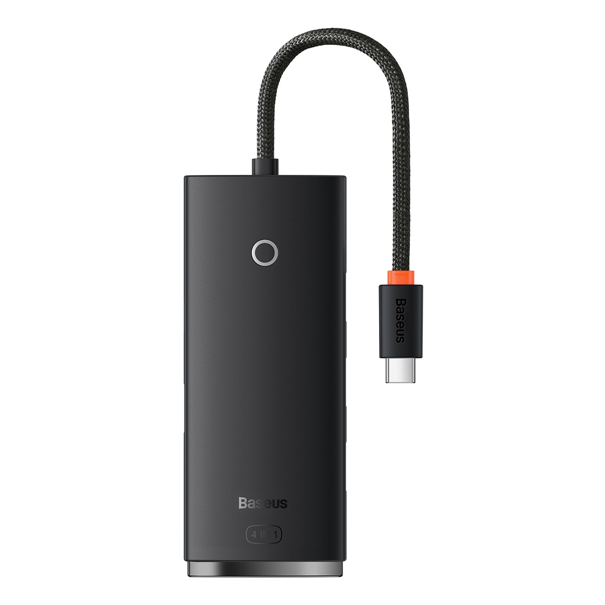 Hub Baseus Lite USB-C la 1x USB-C, 4xUSB 3.0, 0.25m, Negru