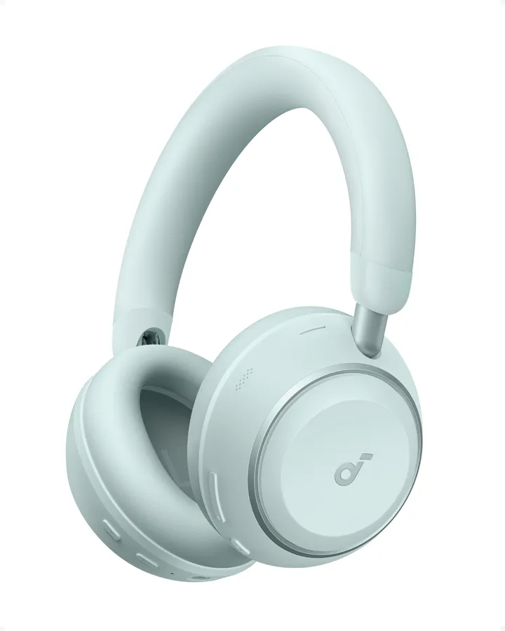 Casti wireless Over-Ear Anker Soundcore Space 2, Active Noise Cancelling, LDAC Hi-Res, Bluetooth 6.1, Autonomie 50 ore, Verde