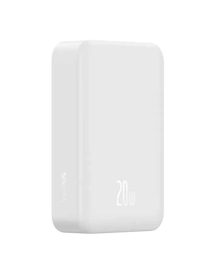 Baterie externa Baseus EnerFill FM41 Mini Magnetic 20.000 mAh, 20W, Alb