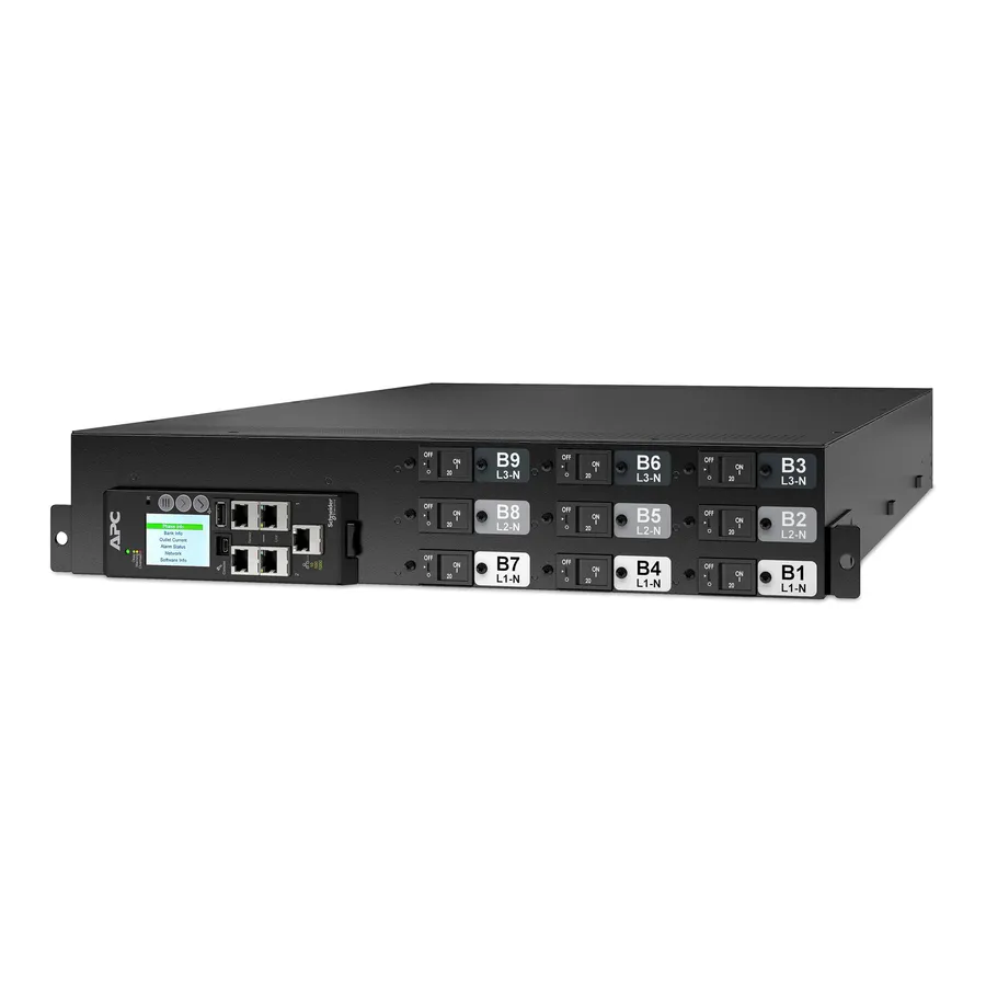 APC NetShelter Rack PDU Advanced 11k series, Switched Metered Outlet, 2U, 3PH, 415V, 48/60A