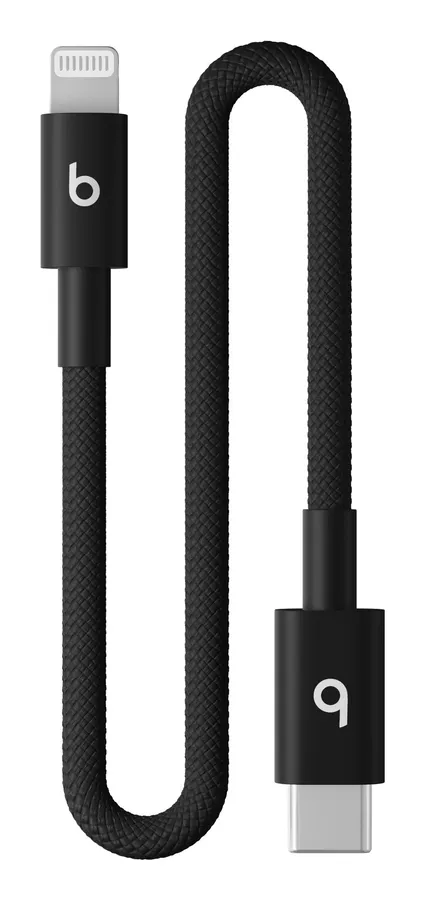 BEATS USB-C TO LIGHTNING WOVEN/SHORT CABLE (20 CM) BOLT BLACK