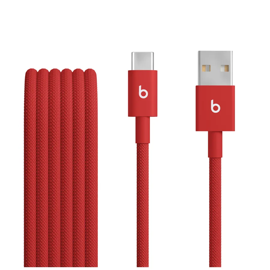 BEATS USB-A TO USB-C/WOVEN CABLE (1.5 M) RAPID RED