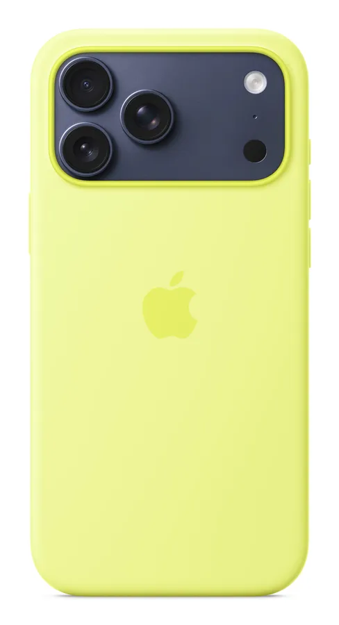 IPHONE 17 PRO MAX SILICONE CASE/WITH MAGSAFE NEON YELLOW