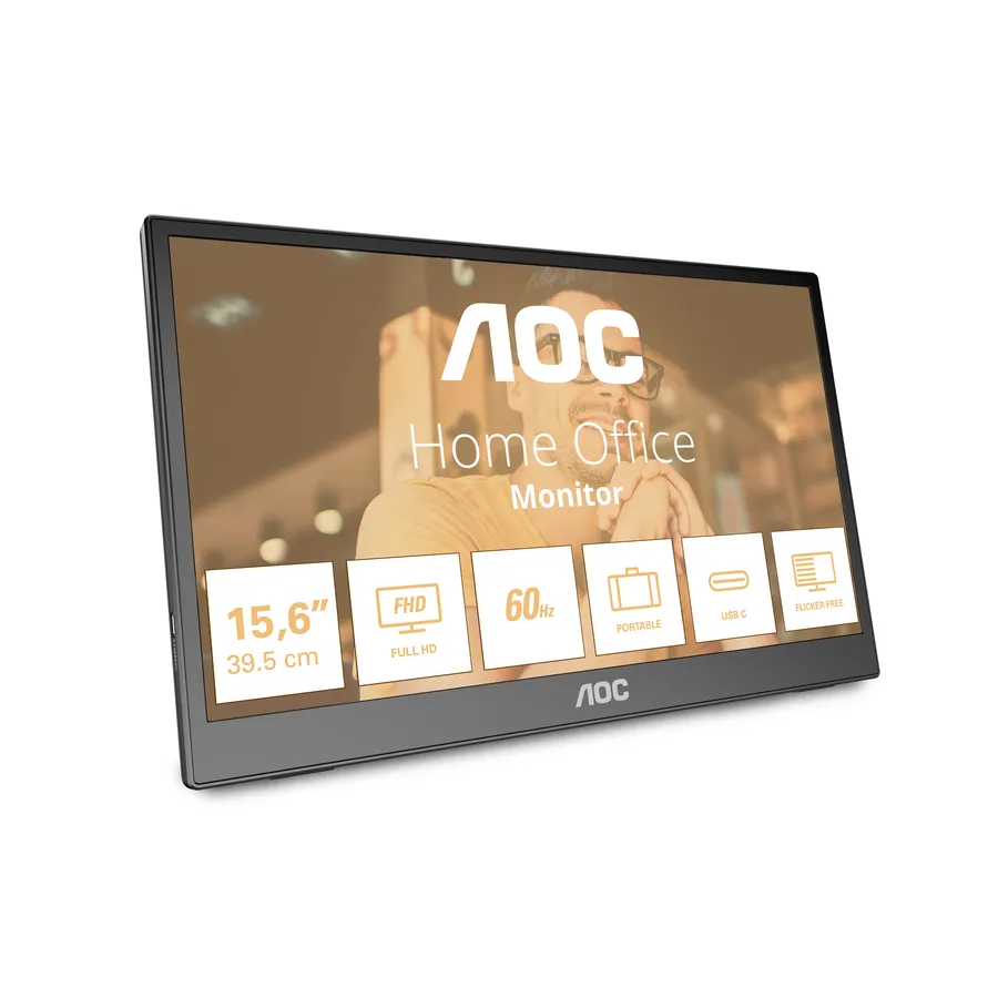 AOC MONITOR 15.6 WLED IPS/1920X1080 60HZ 4MS USB-C
