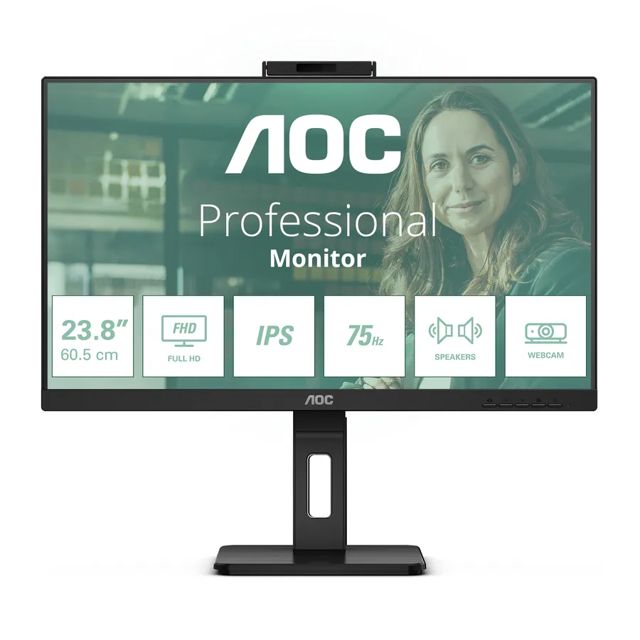 24P3QW 23.8IN 60.5CM IPS/1920X1080 POP-UP CAMERA MICROPHO