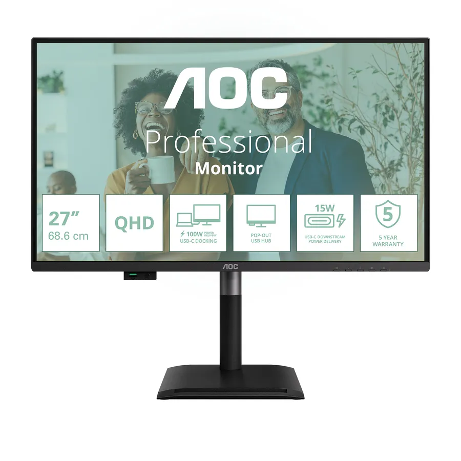 AOC Q27P4CV - 27 ZOLL QHD MONIT/LAUTSPRECHER (2560X1440 HDMI 1.4
