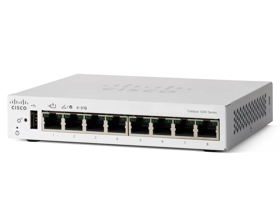 CATALYST 1200 8-PORT GE DESKTOP/EXT PS POE INPUT