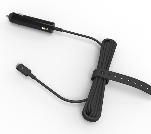 Dell Laptop Car and Airplane 65W DC Power Adapter - USB-C