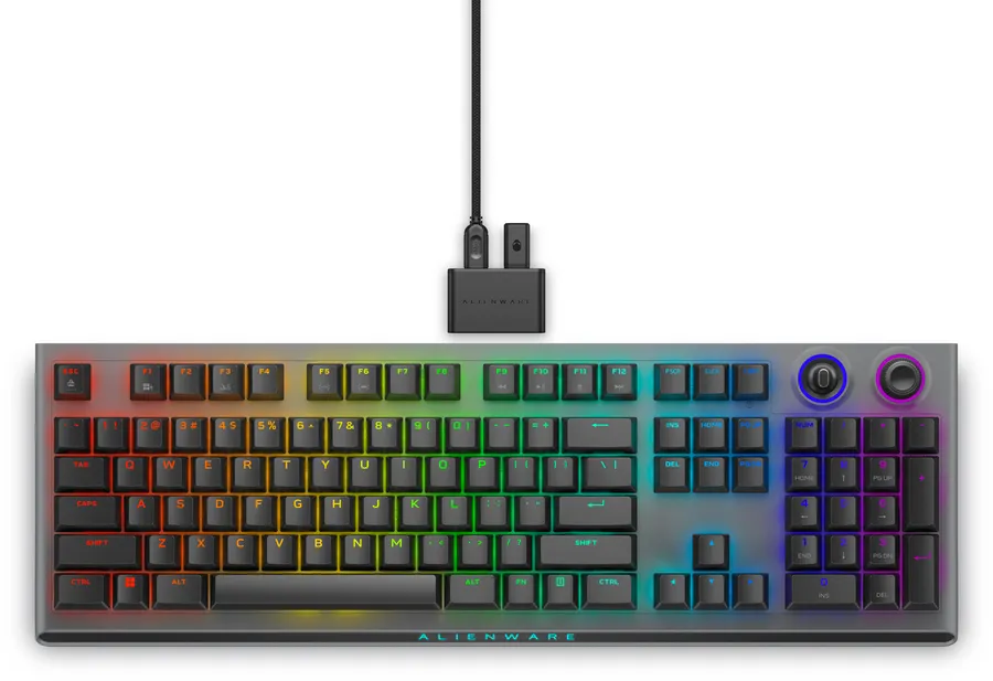 Alienware Tri-Mode Wireless Gaming Keyboard - AW920K - US (QWERTY) - Dark Side of the Moon