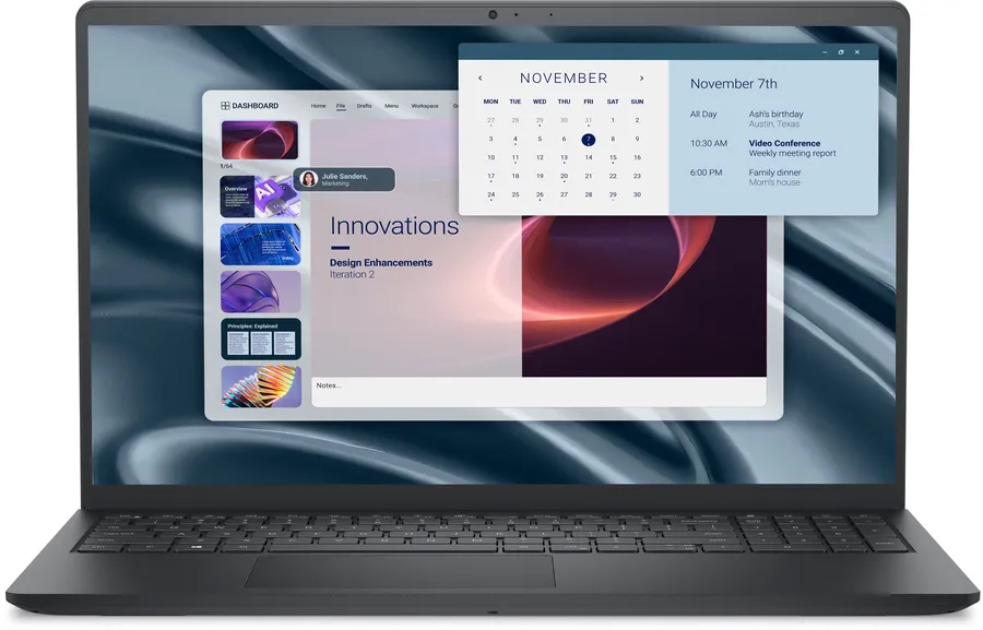 Dell Pro 15 Essential PV15255|AMD R5-7520U|16GB|512GB SSD|AMD Radeon 610M|FgrPr|W11 Pro|WLAN + BT|15.6" FHD|Kb|3 Cell|65W