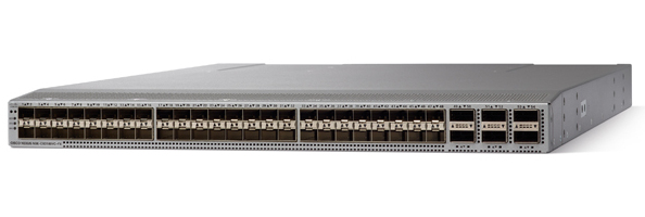 Nexus 9300 with 48p 10/25G SFP+, 6p 100G QSFP, MACsec, UP