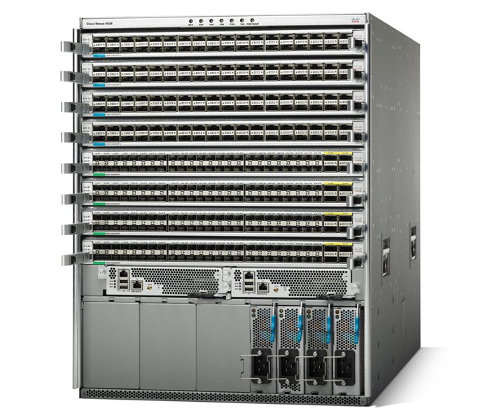 Nexus 9508 Chassis with 8 linecard slots