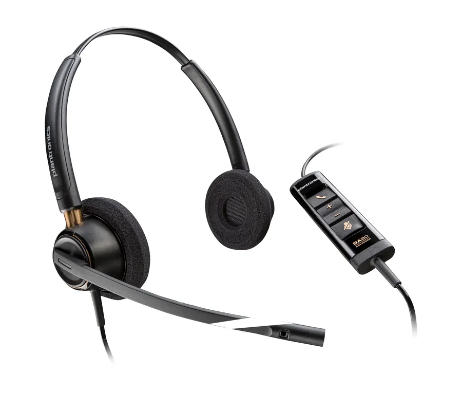 Poly EncorePro 525 Microsoft Teams Certified Stereo with USB-A Headset