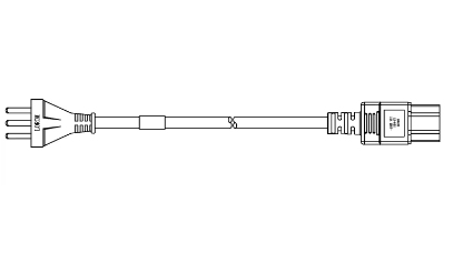 POWER CORD FOR AC V2/POWER MODULE (SWISS) IN