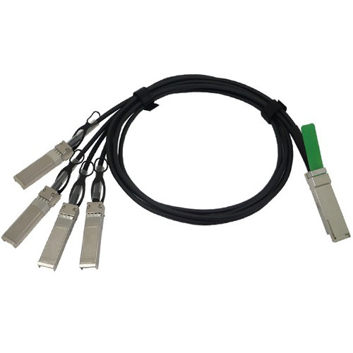 QSFP TO 4XSFP10G PASSIVE COPPER/SPLITTER CABLE 3M IN