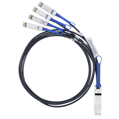 40GBASE ACTIVE OPTICAL QSFP TO/4SFP BREAKOUT CABLE 10M IN